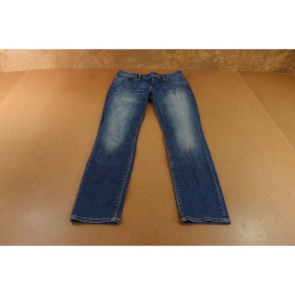 Lucky Brand Womens Size 2/26 Blue Stretch Denim 5-Pocket‎ Lolita Jean Capri